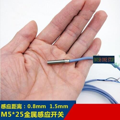 M5 inductive 1.5mm with shielded 12V24VNPN/PNP normally open metal proximity Connector