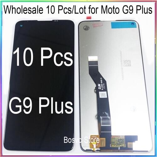 WholeSale 10 Pcs/lot for Moto G9 Plus LCD Screen Display with Touch Digitizer Assembly