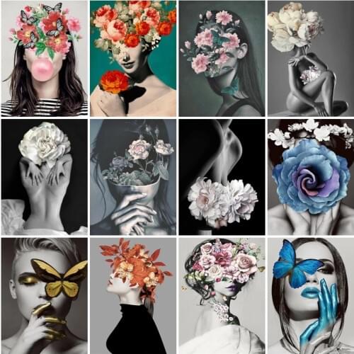 Full Square 5D Diy Diamond Painting Digital Oil Painting Girl Diamond Embroidery Rhinestone Cross Stitch Mosaic Gift Home Decor