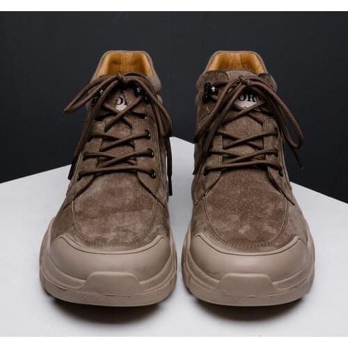 Mens Shoes Casual Mens Casual Boots Men Outdoor Footwear Sneakers Causal Shoes Leather Male Shoe Man Fashion For Leisure