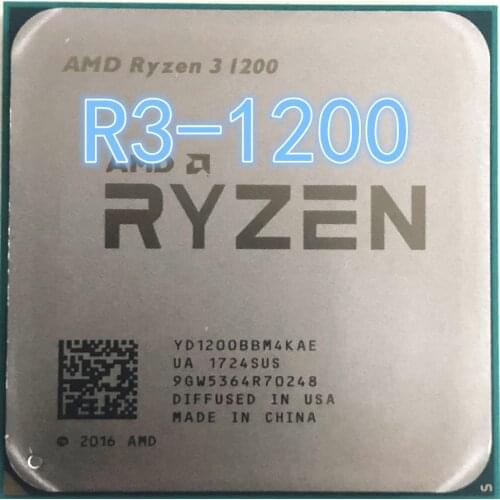 AMD Ryzen 3 1200 R3 1200 3.1 GHz Quad-CoreCPU Processor YD1200BBM4KAE Socket AM4 1200