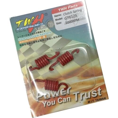 Made in Taiwan TWH performance racing clutch springs 1000RPM 1500RPM 2000RPM for Scooter GY6 125 GY6 150 152QMI 157QMJ