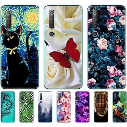 Silicon Case For Xiaomi Mi 10 Case Soft TPU Back Phone Cover For Xiaomi Mi 10 Pro Mi10 Etui 6.67" Full Protection Coque Bumper