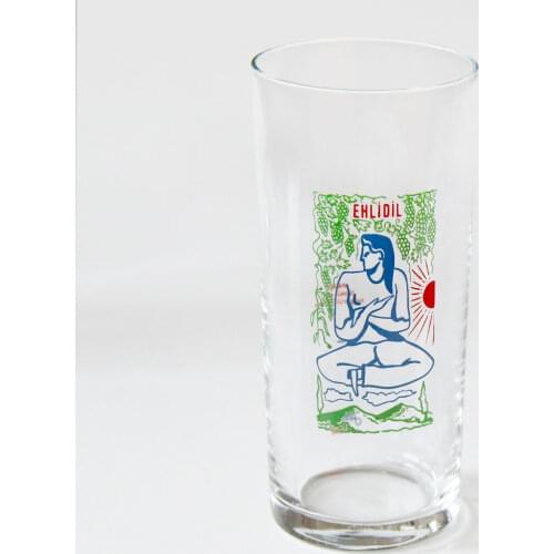 Pasabahce raki glass lead free high quality stylish designs transparent goblet surface permanent colorful printed home tableware cups