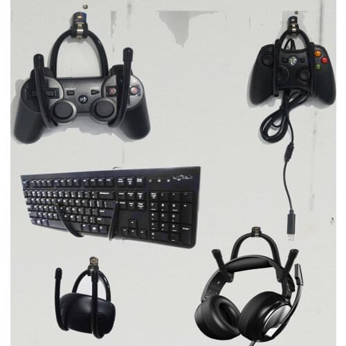 4 VR Headset Storage stand rack Wall bracket Headphone Helmet Controllers Holder