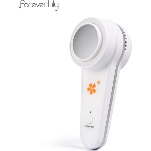 LED Display Hot Cold Hammer Facial Skin Massager Ultrasonic Cryotherapy Red Blue Photon Rejuvenation Cool Warm Hammer Skin Care