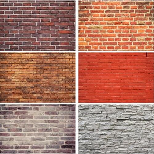 Brick Wall Vinyl Photography Backdrop Background Photo Studio Props Art Cloth