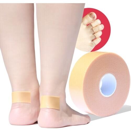 2.5cm*5m 1 Roll Waterproof Heel Sticker Female Non-slip Wear-Resistant Thicken High Heels Stickers Relieve Pain Paste Tape