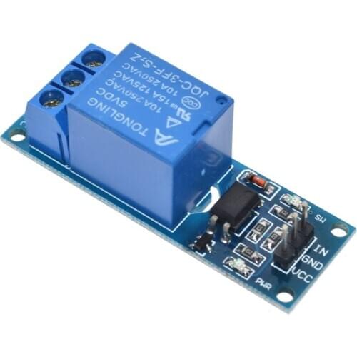 10pcs 1 Channel 5V relay module with optical coupling isolation relay MCU expansion board high / level trigger