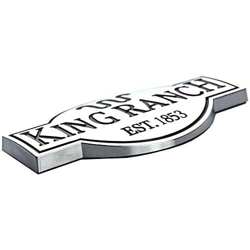2pcs King Ranch Emblems, Badges 3D Nameplate 5.63 inch Decal Sticker