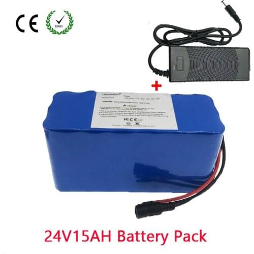 24V15ah Battery Pack 7S3P 21700 Lithium Battery Pack For Electric Bicycle Built-in 15A Bms With 2A Charger
