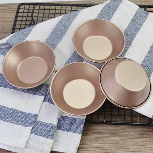 4pcs Cupcake Pans Nonstick Egg Tart Mold Reusable Baking Dish Pastry Cake Decorating Tools Kitchen Gadget Accessories