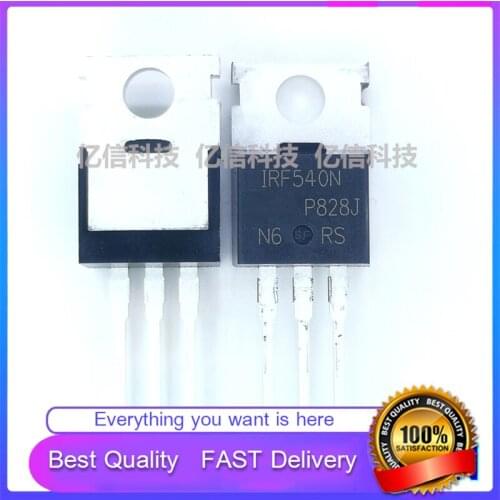 5PCS New Original Imported IRF540NRJ45 TO-220 MOS Field Effect Tube IRF540N 100V33A Good Quality