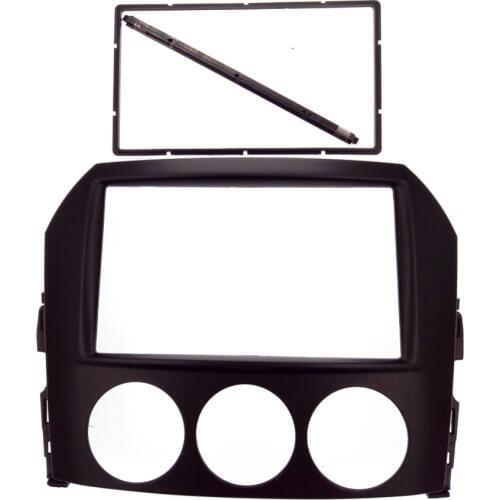 Top quality Double Din fascia audio fascia for Mazda MX5 MX-5 Dash Kits Stereo Adapter CD Trim Radio Panel DVD Kit Frame Plate