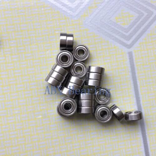 Free Shipping 50 PCS SR2ZZ SR2 Bearings 1/8 x 3/8 x 5/32 inch Stainless Steel Ball Bearings DDR-2ZZ
