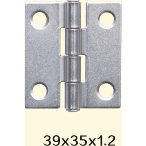 Freeshipping 38*35*1.2mm Iron Metal Hinge Sewing Machine Folding Table Furniture Flip Tray Hinges Big Door Hinges