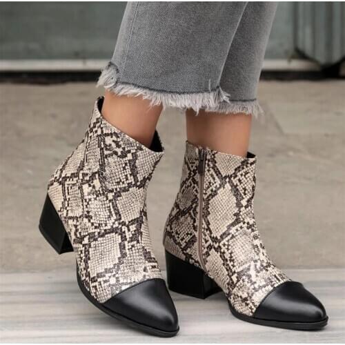 Mio Gusto Brand, Beige/Tan, 5Cm Heel-height, quality Warm Women 's Ankle Boots