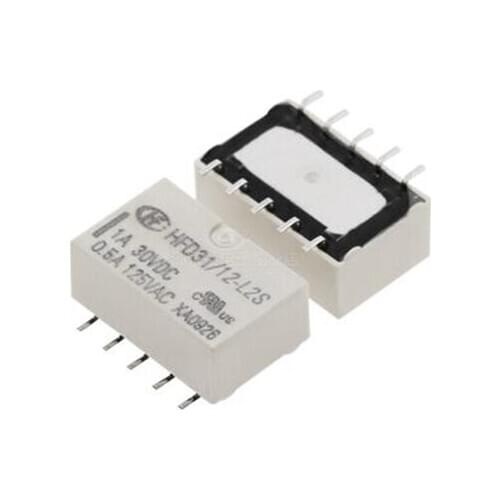 HOT NEW 12V relay HFD31/12-L2S HFD31-12-L2S HFD31 12 L2S HFD3112L2S 12VDC DC12V 12V 1A 10PIN