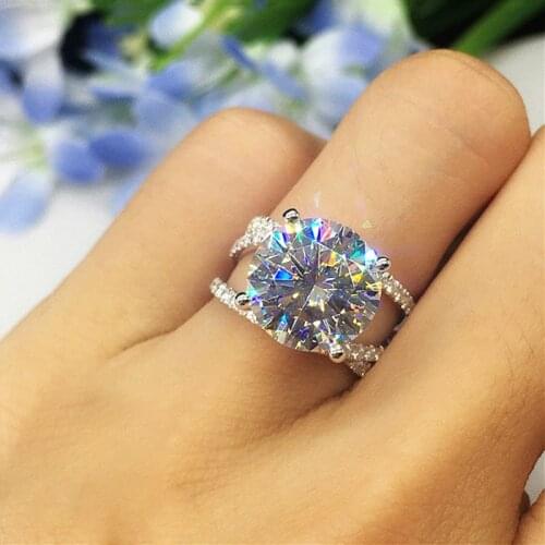 Huitan Exquisite Cross Twine Rings for Women AAA Round Cubic Zirconia Brilliant Bridal Wedding Party Finger-ring Fashion Jewelry