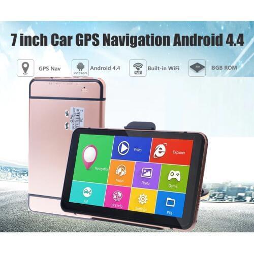 I6 Oriana7 inch Car GPS Navigation Android 8G 512MB Bluetooth WIFI Russia Navitel/Europe map Truck Vehicle gps Navigator car gps