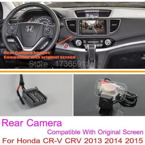 For Honda CR-V CRV 2013 2014 2015 / RCA & Original Screen Compatible / Car Rear View Camera Sets / HD Back Up Reverse Camera