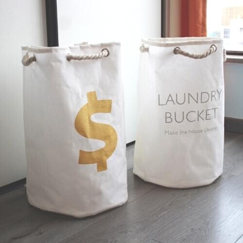 New Childrens Toy Storage Frame Dustproof Waterproof Foldable Cartoon Animal Dirty Clothes Basket Clothing Storage Bucket Laund