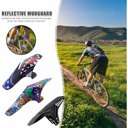 Bicycle Wheel Fenders Front Rear Tire Plastic MTB Mountain Bike Wings Mudguard Portable Waterproof Cycling Elements
