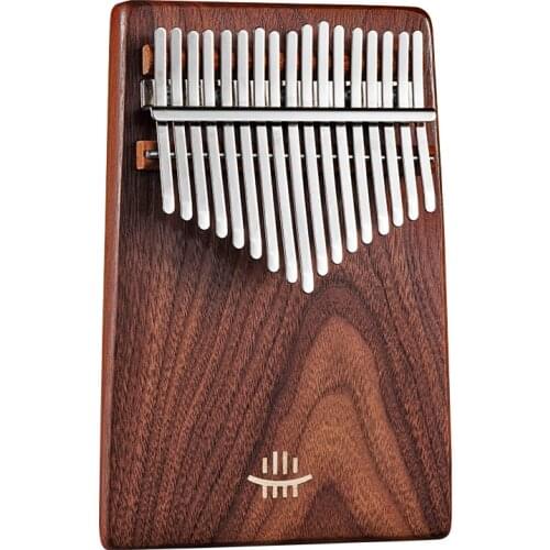 Professional Hluru Kalimba Thumb Piano 21 keys 17 Keys wooden black walnut Full Solid Kalimba plate board mbira for beginner