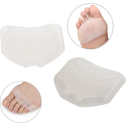 1-4Pair Silicone Forefoot Pad Shoes Insoles Bunion Corrector Hallux Valgus Orthopedic Toes Separators Cushion Anti Shock Gel Pad