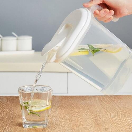 1800ML Water Pitcher Convenient Water Jug Heat-resistant PP Multi-use Tea Kettle Leak Proof Beverage Pot for Home