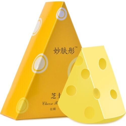 100g Deep Clean Cheese Coconut Oil Soap Acne Removal Sea Salt Soaps Silk Milk Foam Body Bath Wash Oil Control Facial Treatment