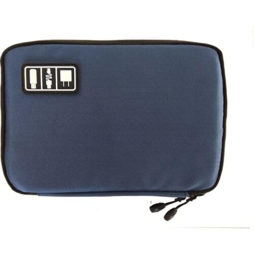 15PCS/LOT New Electronic Accessories Classified Travel Bag Nylon Travel Organizer Earphone USB Cable Digital Device Storage Bag