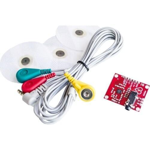 AD8232 Ecg module AD8232 ecg measurement pulse heart ecg monitoring sensor module kit Diy