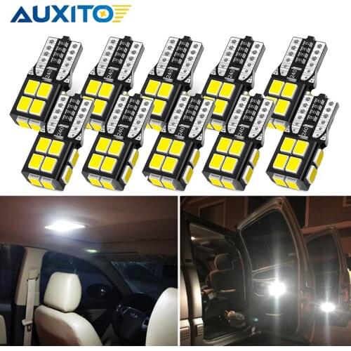 AUXITO W5W T10 Led Canbus Light Bulbs Auto Interior Lights For Hyundai Tucson Solaris Creta Kona Mazda 194 168 2825 Car Lamps