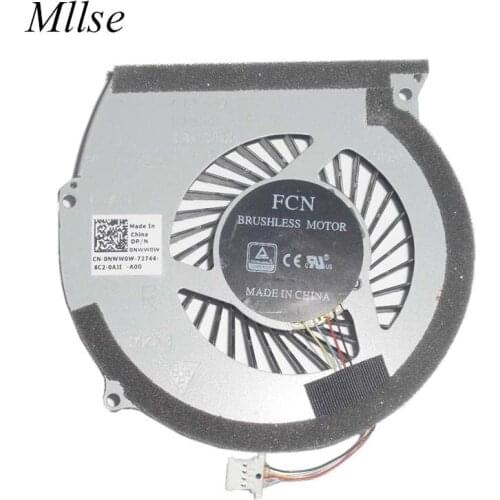 Free Shipping laptop CPU GPU cooling fan Cooler radiator for Dell Inspiron INS15 7566 7567 15 7000 0147DX 0NWW0W DC28000IMF0 DC