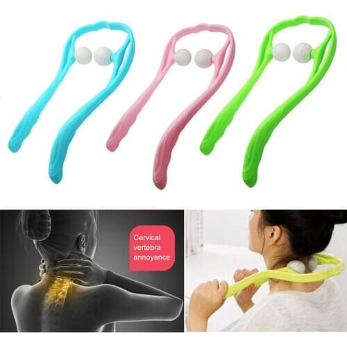 Household Manual Cervical Multi-function Massager Apparatus Relieves Pain U-shaped Neck Kneading Muscle Massage Drop Shipping