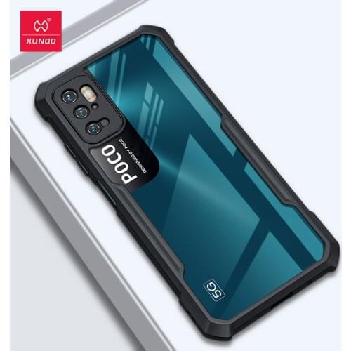 For Xiaomi POCO M3 Pro 5G чехол XUNDD Shockproof Airbag TPU Armor Bumper Protective Clear Back Cover For Redmi Note 10 5G