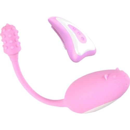 Double Head Vibrating Egg Female Masturbation Clitoris Stimulator Nipple Brush Vaginal Massage Sex Toy For Women adult toys