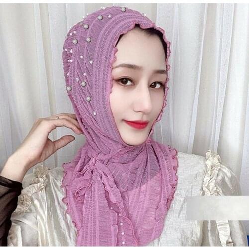 Muslim Women Islamic Hijab Caps Amira Khimar Prayer Hat Soft Wrap Scarf Hijab Head Shawls Headscarf Niqab