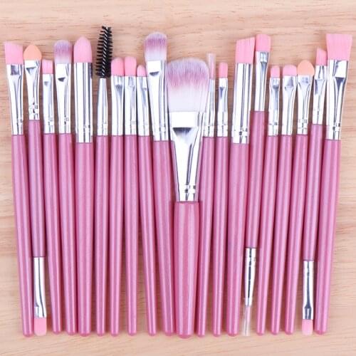 LTWEGO 5/20Pcs Makeup Brushes Tool Set Cosmetic Powder Eye Shadow Foundation Blush Blending Beauty Make Up Brush Maquiagem