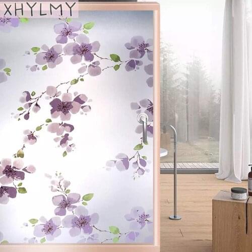 60x200cm Matte Window Film Privacy Stained Glass Vinyl Self Adhesive Film Frosted Heat Insulation Window Sticker for Home Door