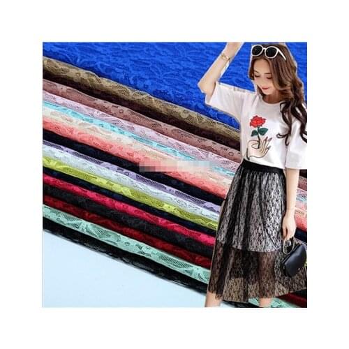 Non elastic lace fabric Wedding Lace Fabric wedding dress lace sign in stage hollow lace