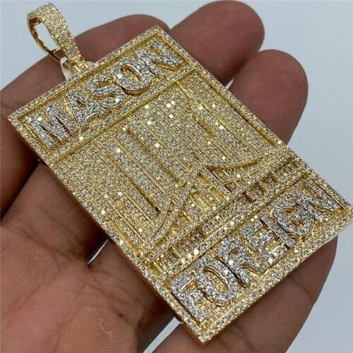 OTIY Custom Hip Hop Jewelry Diamonds Iced Out Men Charms S925 Moissanite Necklace Custom Pendants
