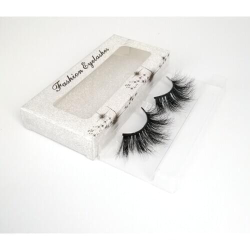 Wholesale 3D Mink Strip Eyelashes Fluffy 25mm Real Mink Hair Eyelash Thick Long Lashes Customized Packaging Private Logo