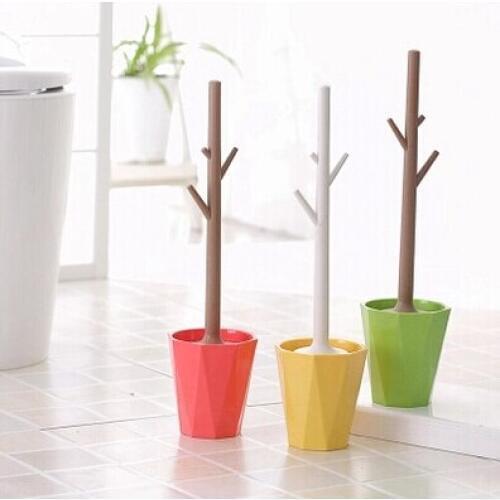 Wholesale and retail Toilet ABS Toilet Brush Holder different color for choosing bathroom accessories free shipping