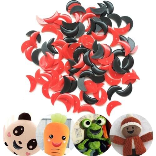 100pcs 10x25mm Plastic Mouth Doll Mouth Lips Accessories Diy doll Doll Making Toy Accessories Scrapbooking Crafts Toys