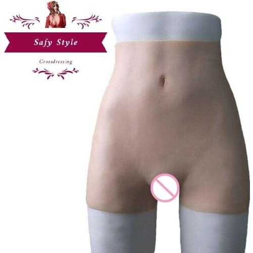 Sexy Silicone Butt Pad Breathable Buttocks Enhancer Crossdressing Party Fake Fake Vagina Thickened Buttocks Underwear Drag Queen