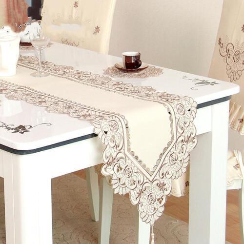 European-style garden embroidered table runner placematstable runner weddingtable runner 220cm 230cm 250cm 270cm