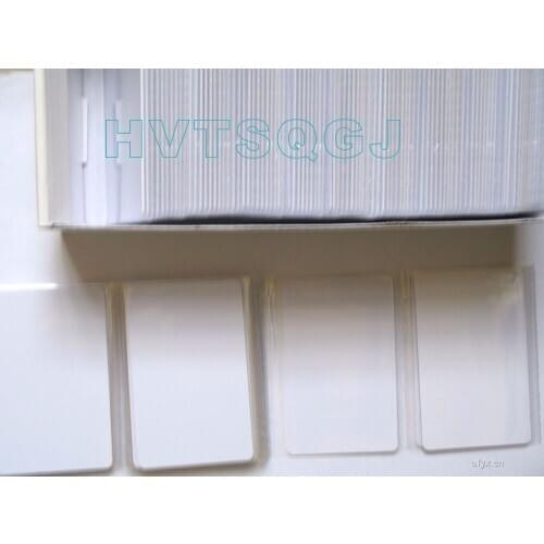 200pcs Free shipping Contactless CR80 plastic blank i code 2 chip smart card