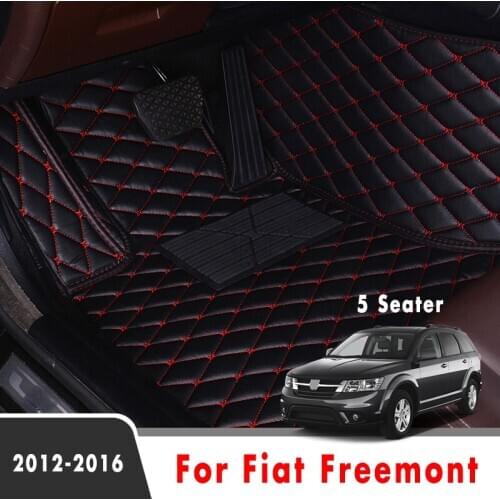 Car Floor Mats For Fiat Freemont 2016 2015 2014 2013 2012 5 Seats Auto Interiors Accessories Pad Heel Foot Mat Pedal Rugs Covers